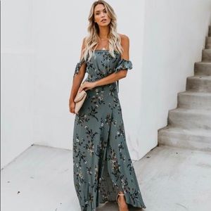 Vici Garden State off the shoulder dress